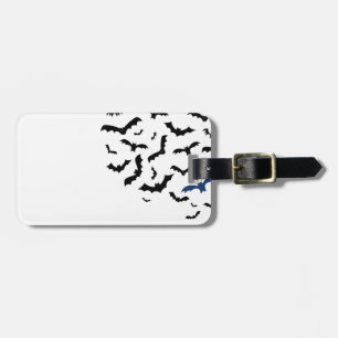 Bat Music Design Luggage Tag