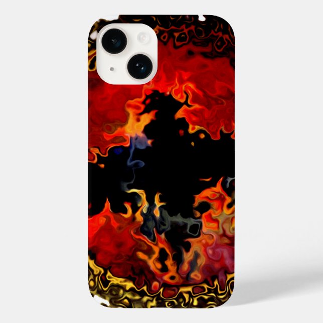 Bat on Fire Cool Animal Case-Mate iPhone Case (Back)