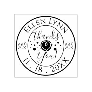 Bat or Bar Mitzvah Heart Inking Rubber Stamp