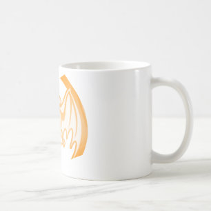 Bat Orange Inv The MUSEUM Zazzle Gifts Coffee Mug