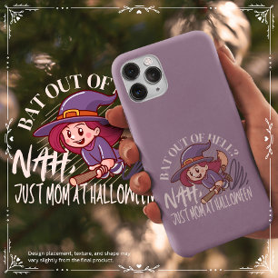 Bat Out of Hell? Nah, Just Mum at Halloween iPhone 15 Case