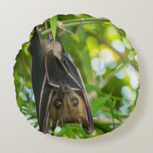 Bat Round Cushion