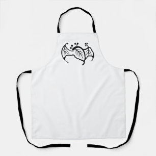 Bat shaped paulownia apron
