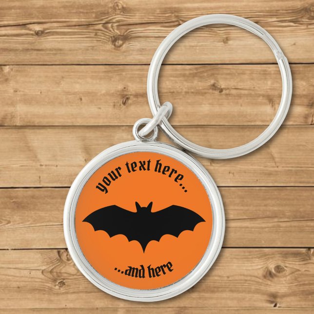 Bat Silhouette Key Ring (Creator Uploaded)
