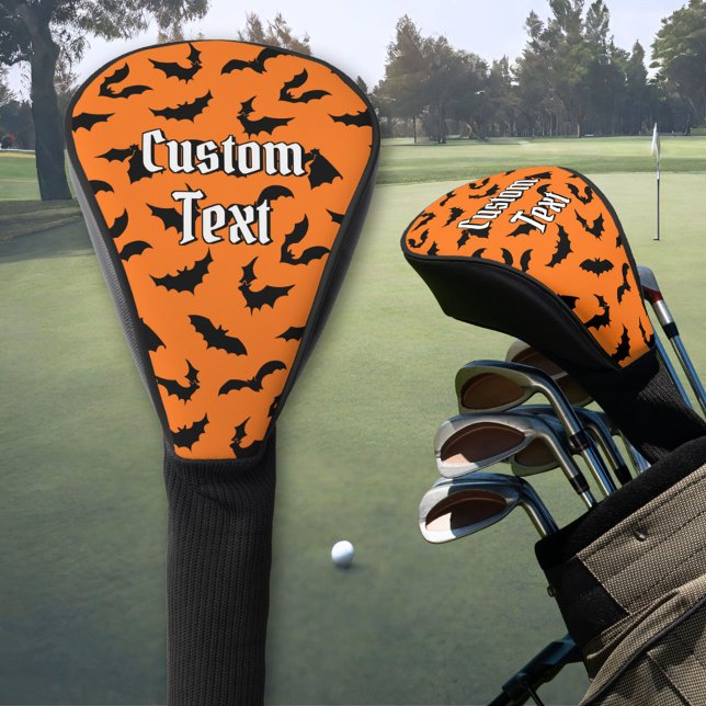 Bat Silhouettes Pattern Golf Head Cover (Creator Uploaded)
