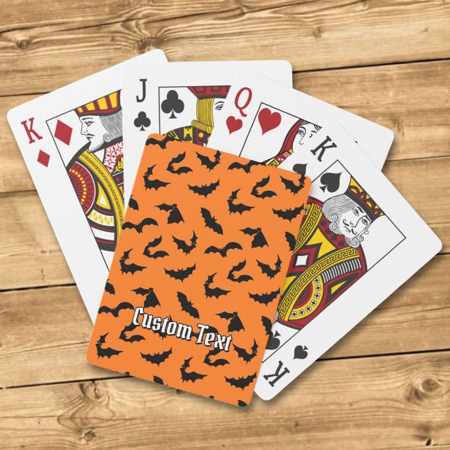 Bat Silhouettes Pattern Playing Cards (Creator Uploaded)