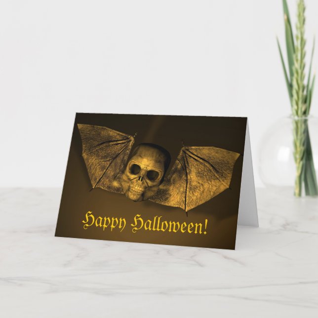 Bat Skull Card (Front)