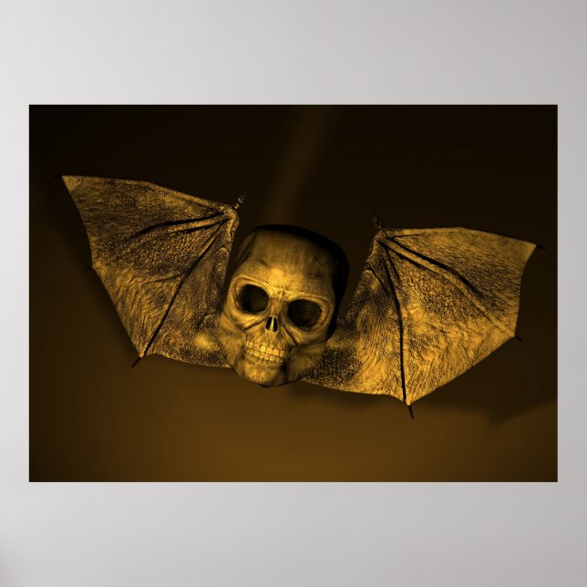 Bat Skull Poster (Front)