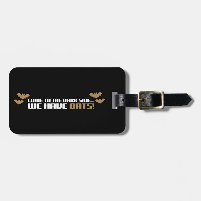 Bat Tags for your bags (Front Horizontal)
