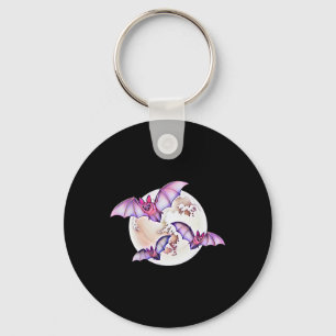 Bat Vampire Halloween Bats Key Ring