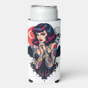 Bat Wing Beauty Seltzer Can Cooler