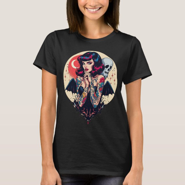 Bat Wing Beauty T-Shirt (Front)