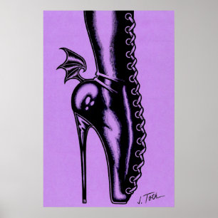 Bat Wing Boot Poster