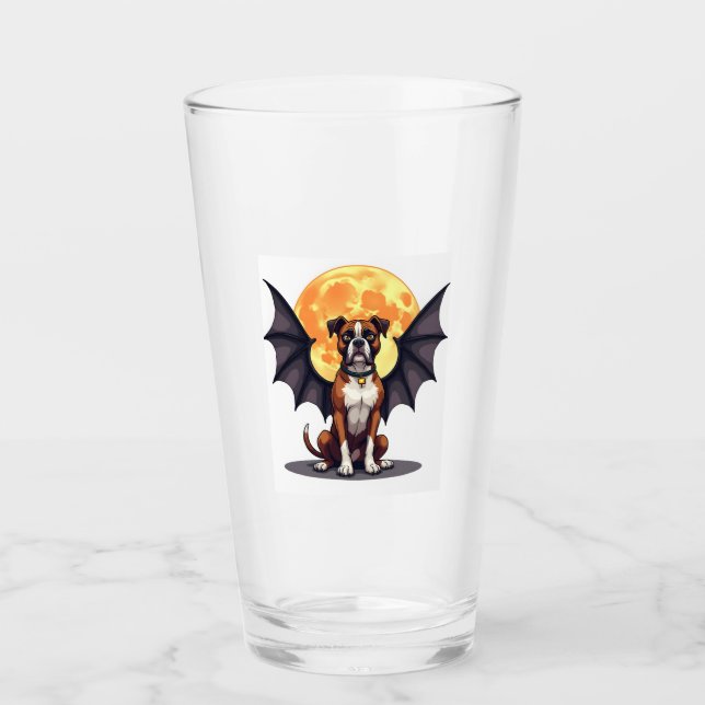 Bat Wings Boxer Glass (Front)