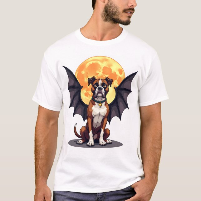 Bat Wings Boxer T-Shirt (Front)