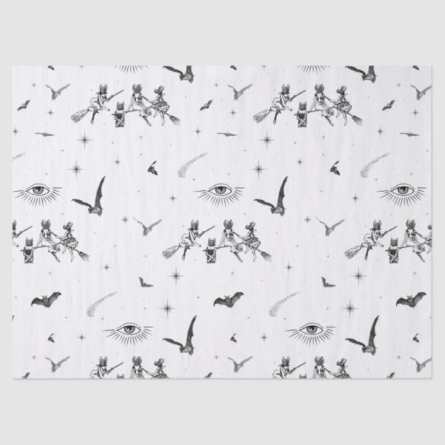Bat Witches Tissue Paper (Front)
