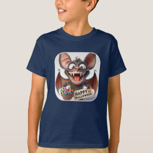  Bat with a Candy Basket, by Natasha Us   T-Shirt