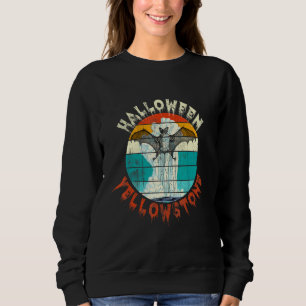Bat Yellowstone Halloween Sweatshirt