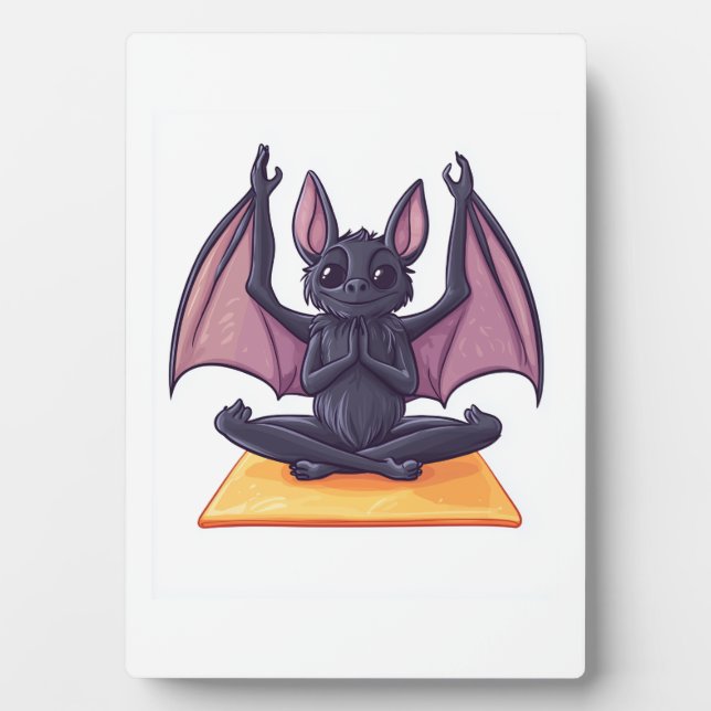 Bat Yoga Flow Plaque (Front)