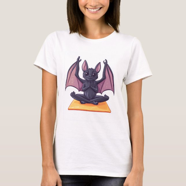 Bat Yoga Flow T-Shirt (Front)