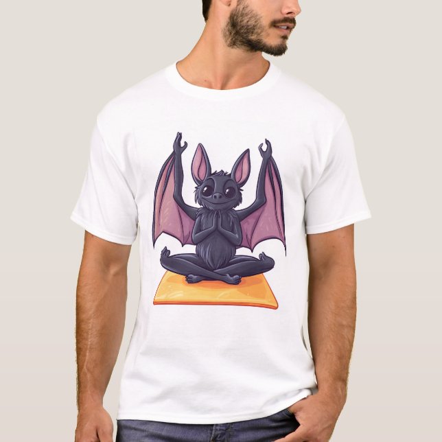 Bat Yoga Flow T-Shirt (Front)