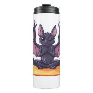 Bat Yoga Flow Thermal Tumbler