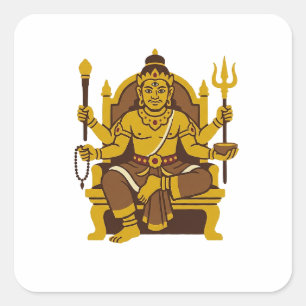 Batara Guru Square Sticker