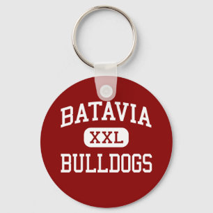 Batavia - Bulldogs - Middle - Batavia Illinois Key Ring