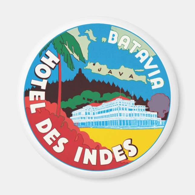 BataviaHotelJava Magnet (Front)