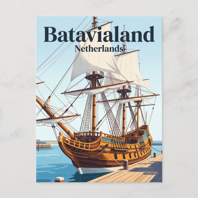 Batavialand Netherlands Postcard (Front)
