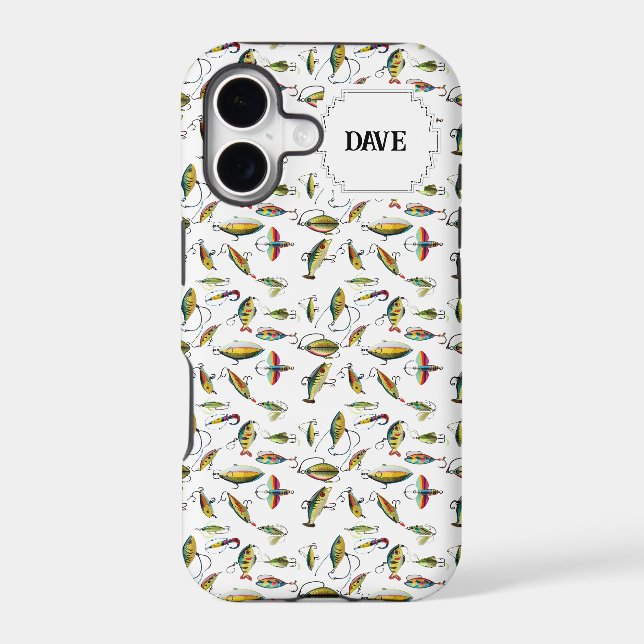 Batch Of Fishing Lures Pattern Customisable (Back)