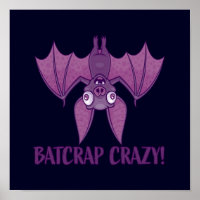 Batcrap Crazy Wacky Cartoon Bat