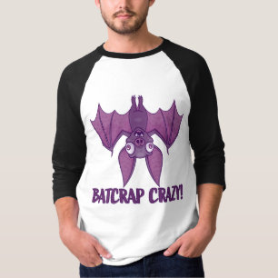 Batcrap Crazy Wacky Cartoon Bat T-Shirt