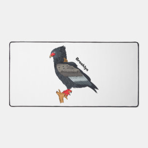 Bateleur Eagle illustration Desk Mat