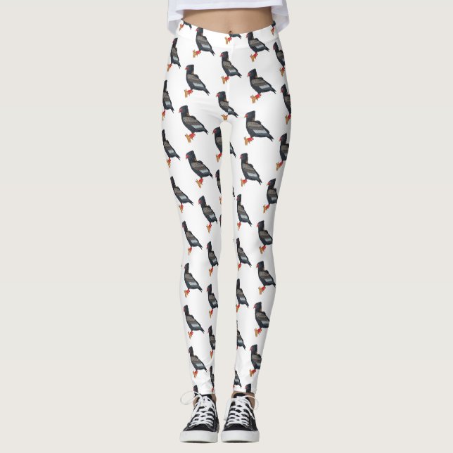 Bateleur Eagle illustration   Leggings (Front)