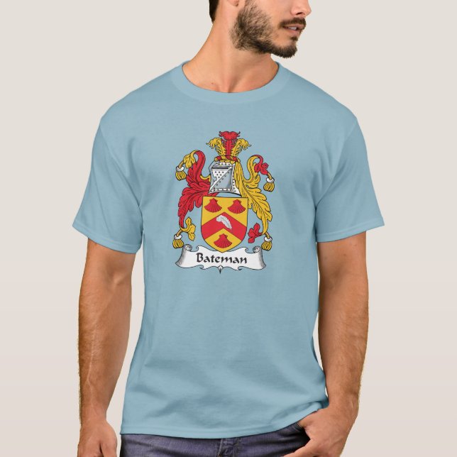Bateman Family Crest T-Shirt (Front)