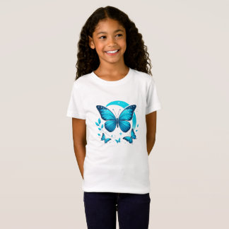 baterflay t shirt design girl