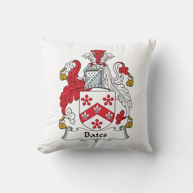Bates Family Crest Cushion (Front)