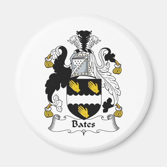 Bates Family Crest Magnet (Front)