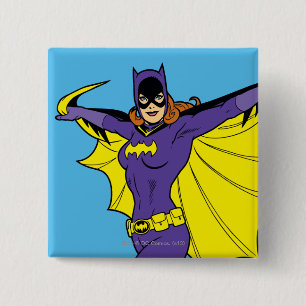 Batgirl 15 Cm Square Badge