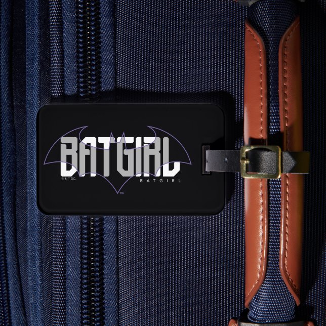Batgirl Hi-Tech Name Graphic Luggage Tag (Front Insitu 4)