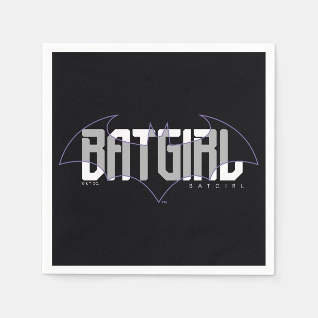 Batgirl Hi-Tech Name Graphic Napkin (Front)
