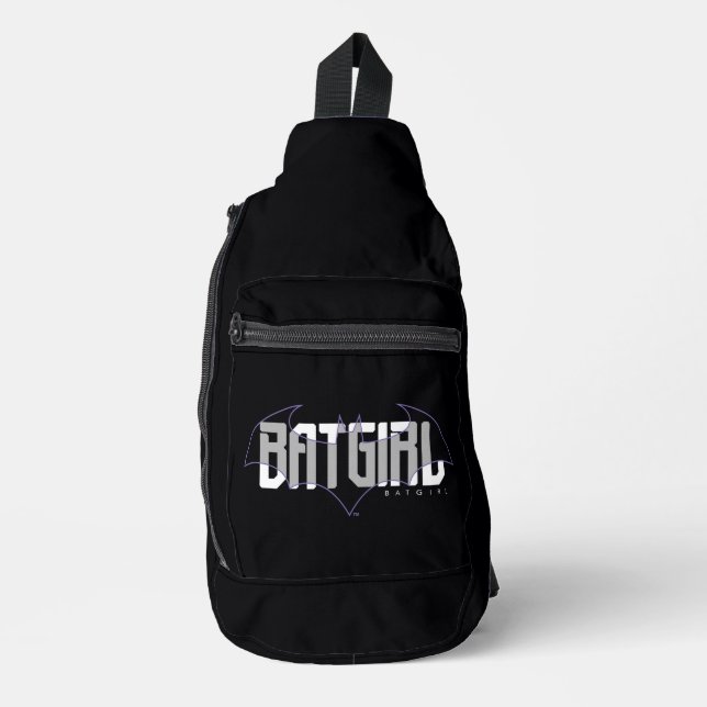 Batgirl Hi-Tech Name Graphic Sling Bag (Front)