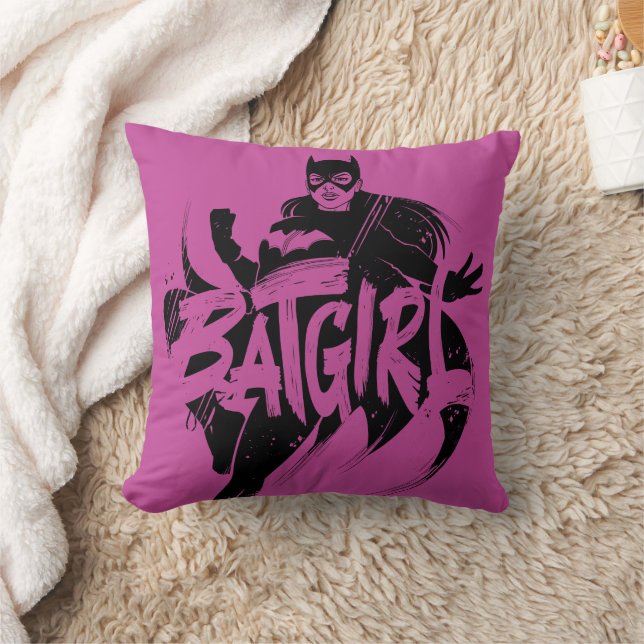 Batgirl Ink Brush Name Cushion (Blanket)