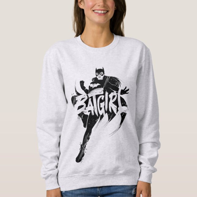 Batgirl Ink Brush Name Sweatshirt (Front)