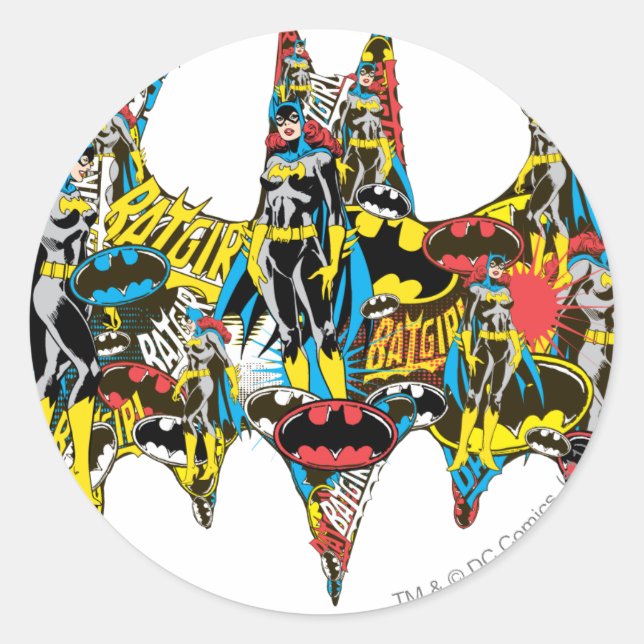 Batgirl - Murderous Classic Round Sticker (Front)