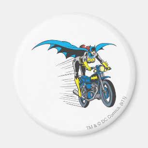 Batgirl on Batcycle Magnet