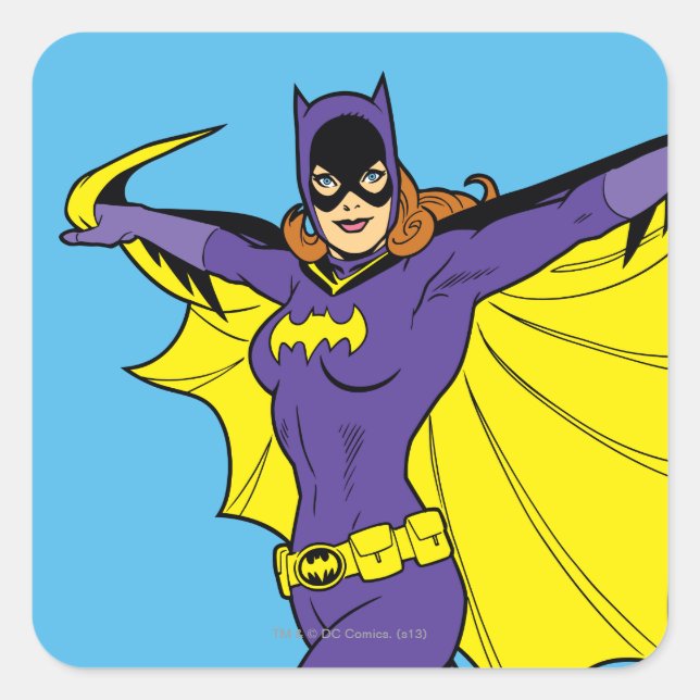 Batgirl Square Sticker (Front)