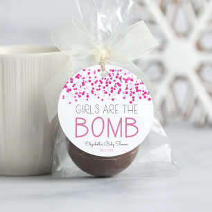 Bath Bomb Baby Shower Favour tag