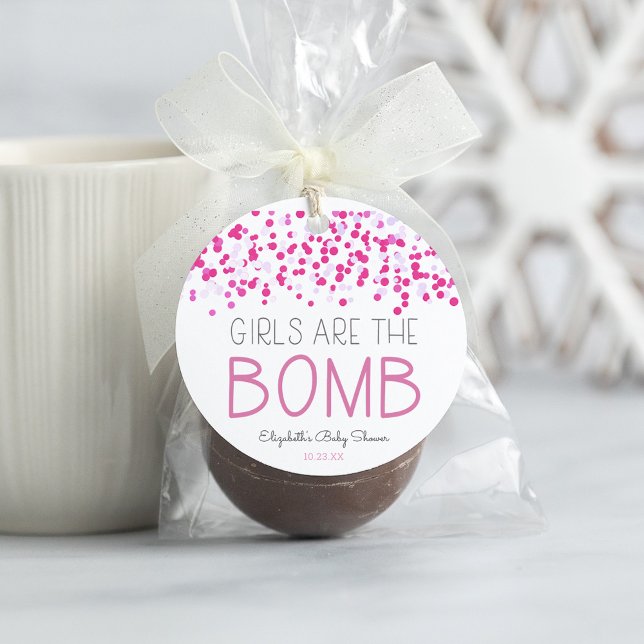 Bath Bomb Baby Shower Favour tag (Creator Uploaded)